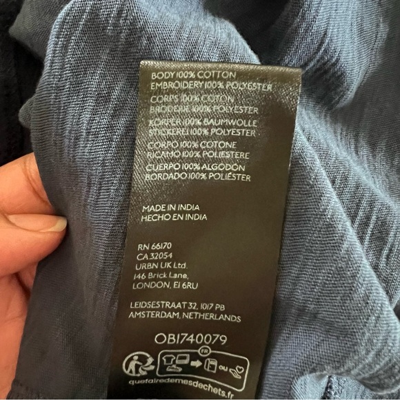 By Anthropologie Pom-Tassel One-Shoulder Top | Size Medium| - Picture 10 of 10